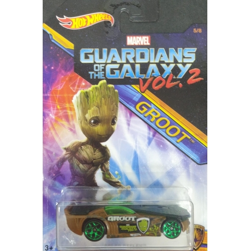 HOT WHEELS GUARDIANS OF THE GALAXY VOL2-GROOT-SOLAR REFLEX