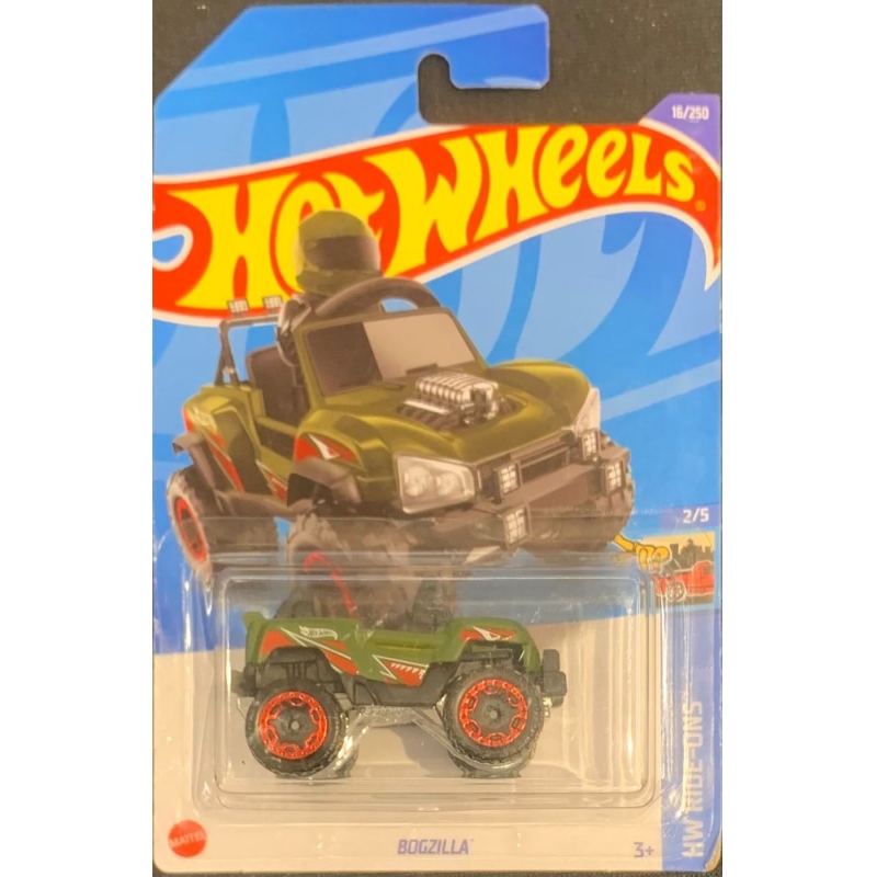 HOT WHEELS - BOGZILLA VERDE DE 2021 2/5 COM BLISTER NORMAL