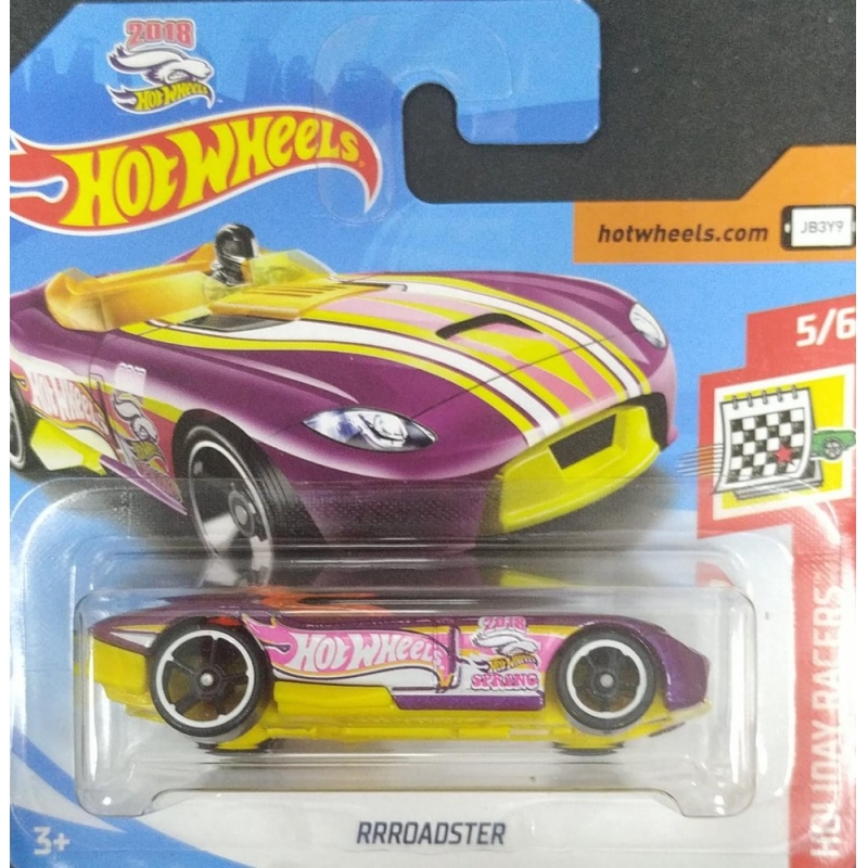 HOT WHEELS RRROADSTER ROXO 5/6 HOLIDAY RACERS 2017 BLISTE PEQUENO