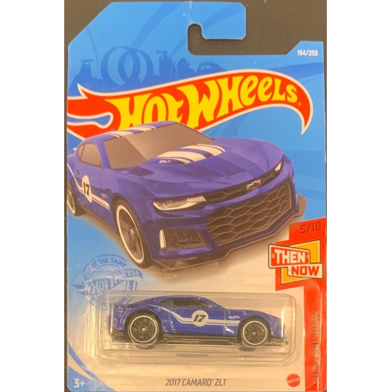 HOT WHEELS - 2017 CAMARO ZL1 AZUL DE 2021 5/10 COM BLISTER NORMAL