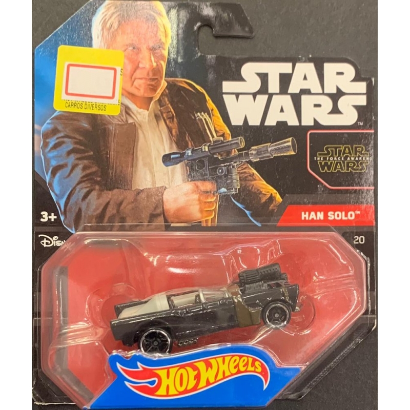 HOT WHEELS - STAR WARS HAN SOLO DE 2015 COM BLISTER TEMATICO