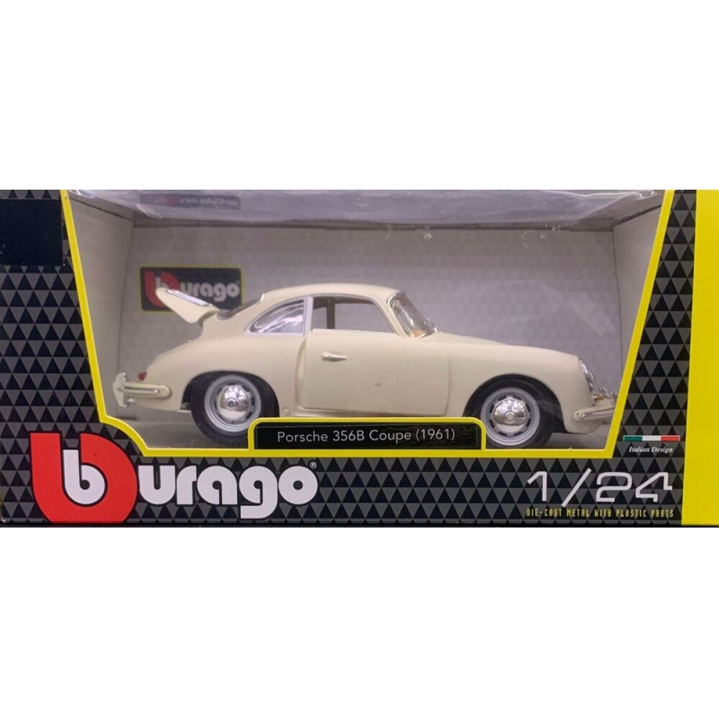 MINIATURA 1:24 BBURAGO PORSCHE 365B COUPE (1961) BEJE