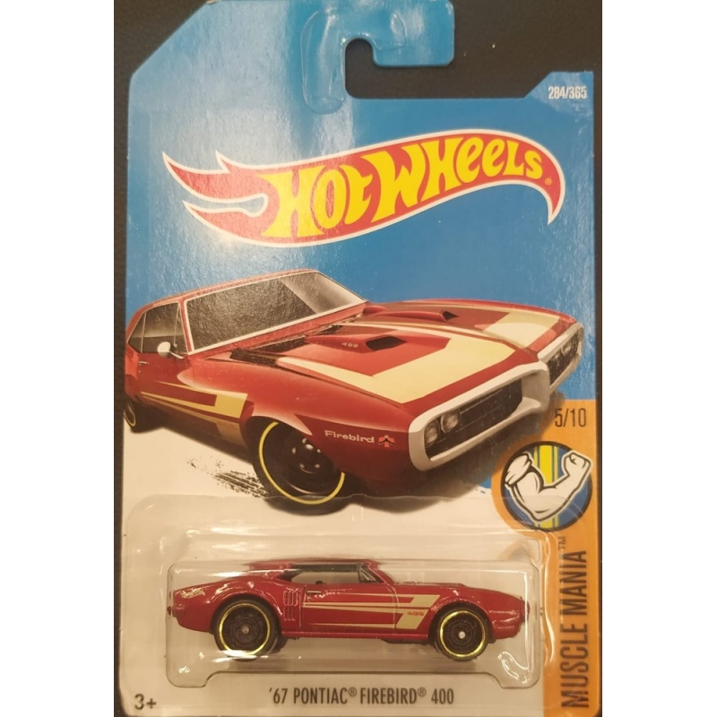 HOT WHEELS - ´67 PONTIAC FIREBIRD 400 DE 2015 5/10 COM BLISTER NORMAL