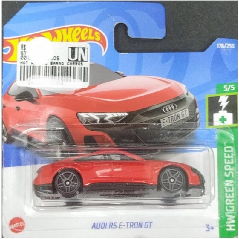 HOT WHEELS -AUDI RS E-TRON GT 5/5 2021 VERMELHO EMBALAGEM PEQUENA