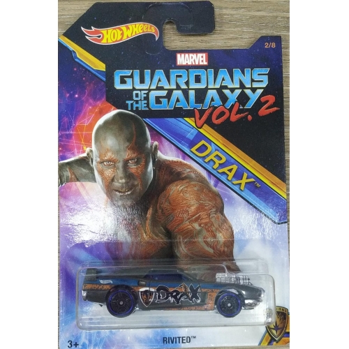 HOT WHEELS DO GUARDIANS OF THE GALAXY VOL2- DRAX-RIVITED