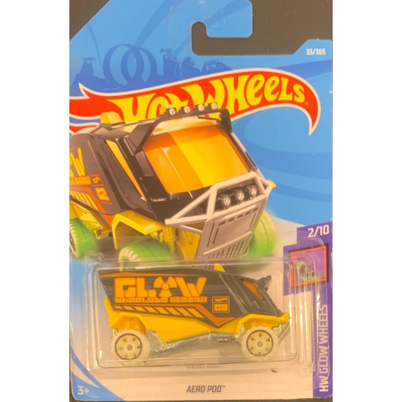 HOT WHEELS - AERO PODE PRETO DE 2017 2/10 COM BLISTER NORMAL