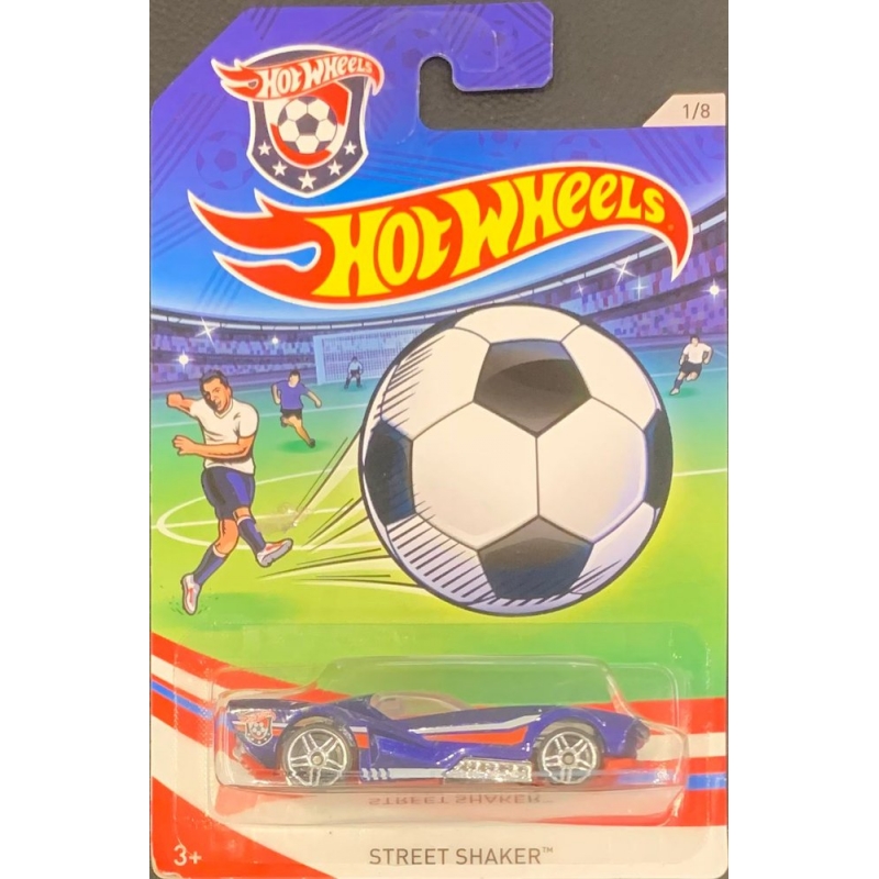 HOT WHEELS - STREET SHAKER AZUL DE 2015 1/8 COM BLISTER TEMATICO