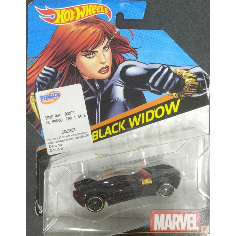 HOT WHEELS MARVEL BLACK WIDOW 2014