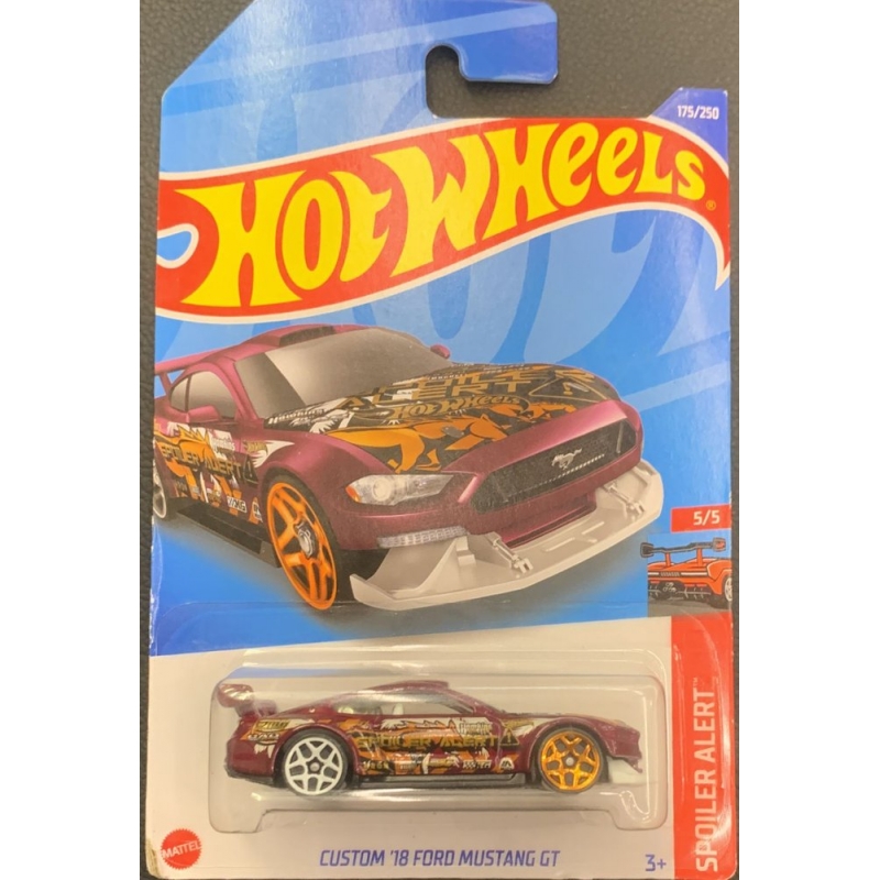 HOT WHEELS - CUSTOM ´18 FORD MUSTANG GT 5/5 2021 BLISTER NORMAL