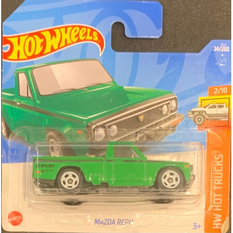 HOT WHEELS - MAZDA REPU VERDE DE 2021 2/10 COM BLISTER PQUENO