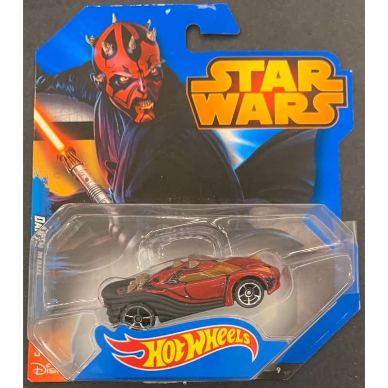 HOT WHEELS - STAR WARS DARTH MAUL DE 2014 COM BLISTER TEMATICO