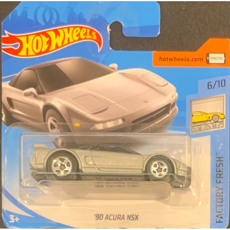 HOT WHEELS - ´90 ACURA NSX CINZA DE 2017 6/10 COM BLISTER PEQUENO