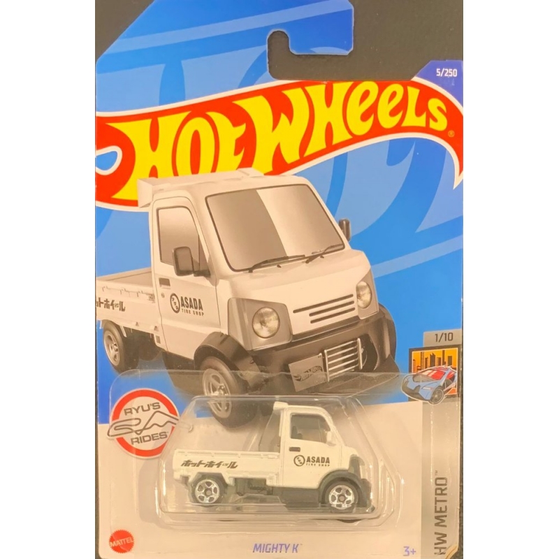 HOT WHEELS - MIGHTY K BRANCO DE 2021 1/10 COM BLISTER NORMAL