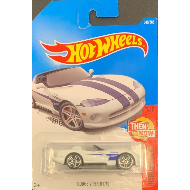 HOT WHEELS - DODGE VIPER RT/10 BRANCO DE 2015 COM BLISTER NORMAL