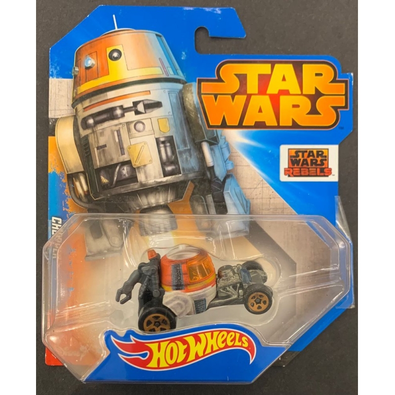 HOT WHEELS - STAR WARS REBELS CHOPPER DE 2014 COM BLISTER TEMATICO