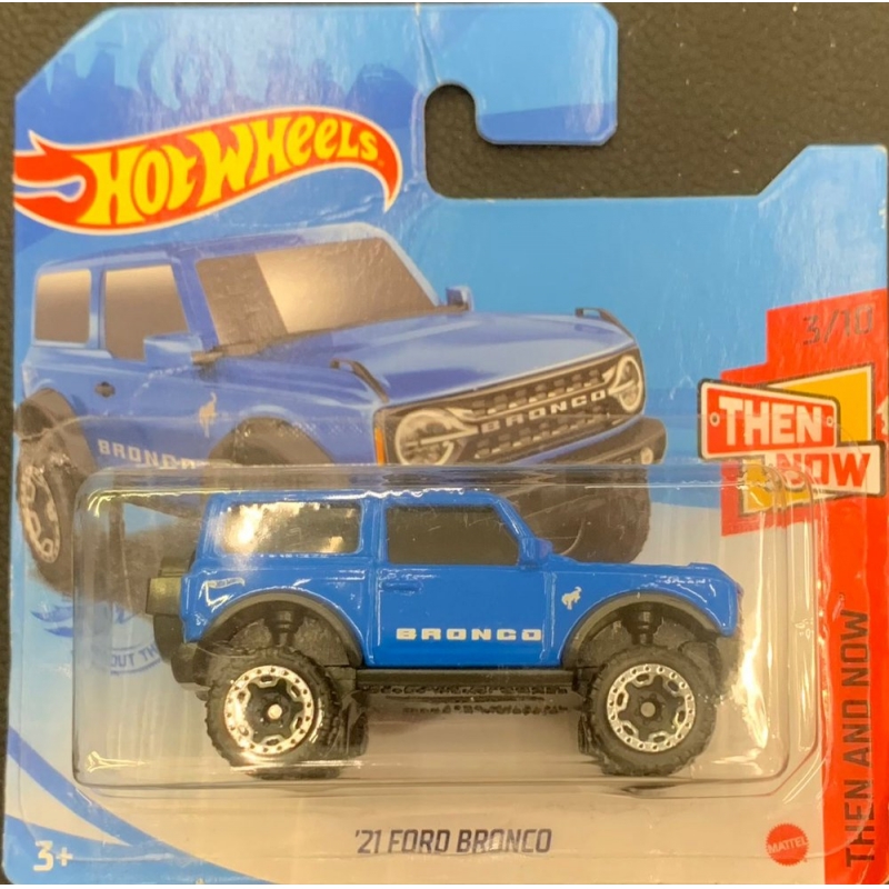 HOT WHEELS - ´21 FORD BRONCO AZUL DE 2018 3/10 COM BLISTER PEQUENO