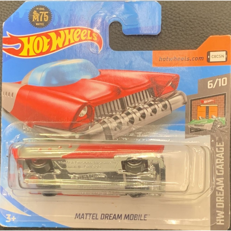 HOT WHEELS - MATTEL DREAM MOBILE 6/10 VERMELHO COM BLISTER NORMAL