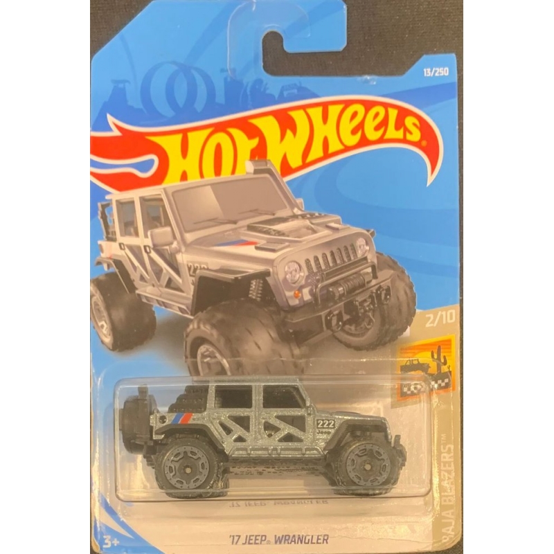 HOT WHEELS - ´17 JEEP WRANGLER CINZA DE 2017 2/10 COM BLISTER NORMAL