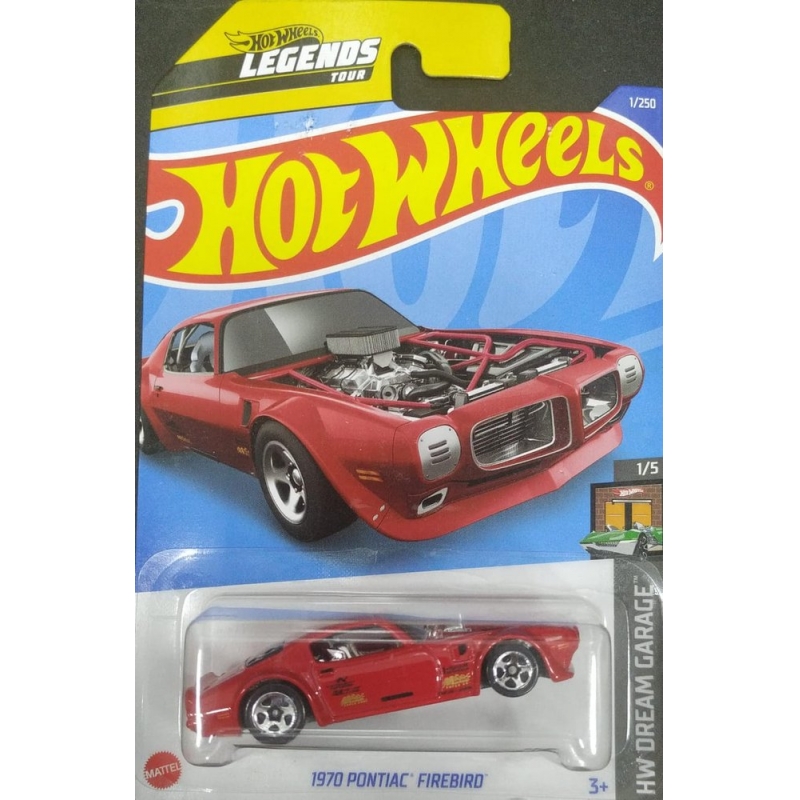 HOT WHEELS 1970 PONTIAC FIREBIRD 1/5 2021 VERMELHO EMBALAGEM NORMAL