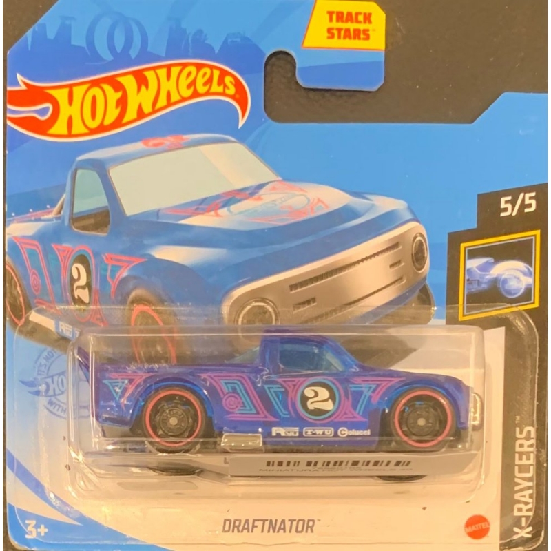 HOT WHEELS - DRAFTNATOR ASZUL DE 2018 5/5 COM BLISTER PEQUENO