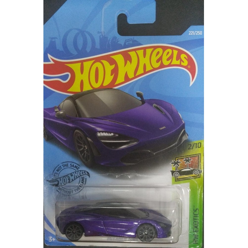 HOT WHEELS MC LAREN 720S ROXO 2/10 HW EXOTICS 2018 BLISTER NORMAL