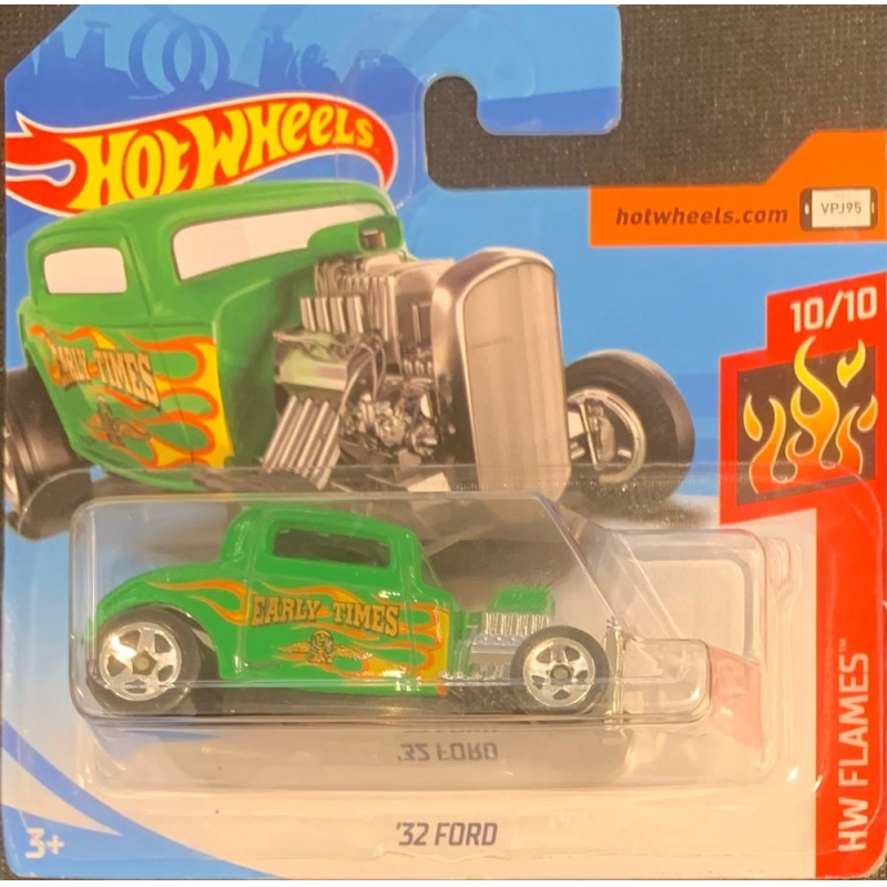 HOT WHEELS - ´32 FORD VERDE DE 2017 10/10 COM BLISTER PEQUENO