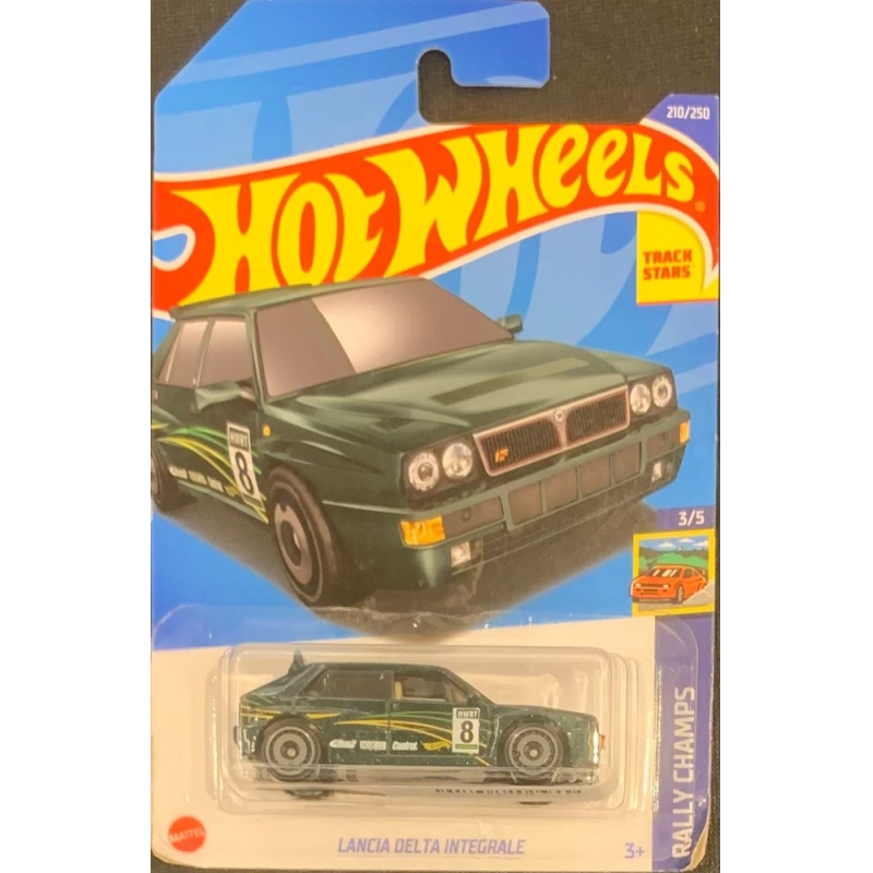 HOT WHEELS - LANCIA DELTA INTEGRALE VERDE DE 2021 3/5 COM BLISTER NORMAL