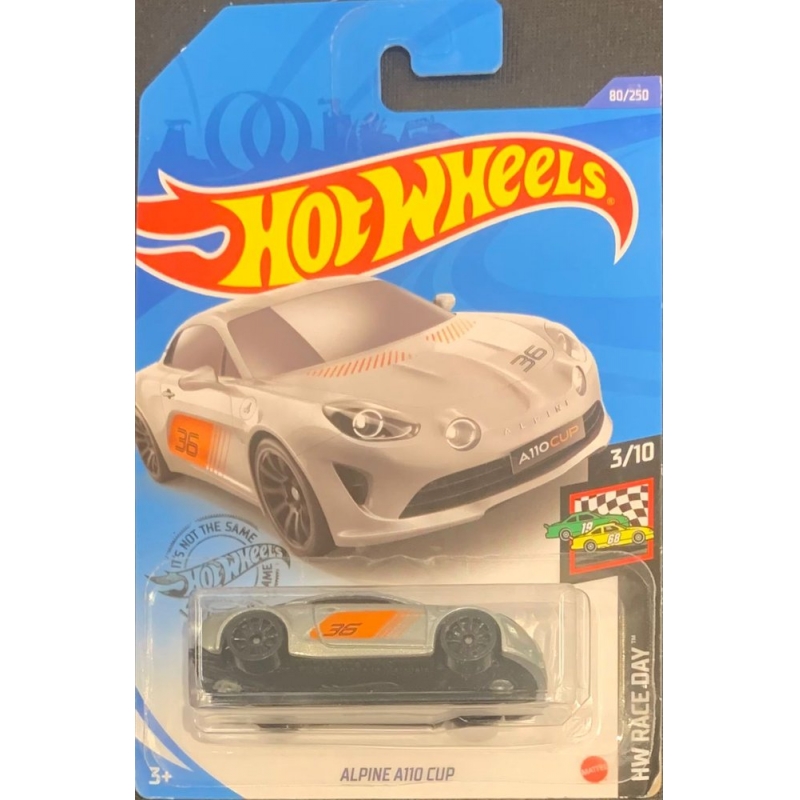 HOT WHEELS - ALPINE A110 CUP CINZA DE 2018 3/10 COM BLISTER NORMAL