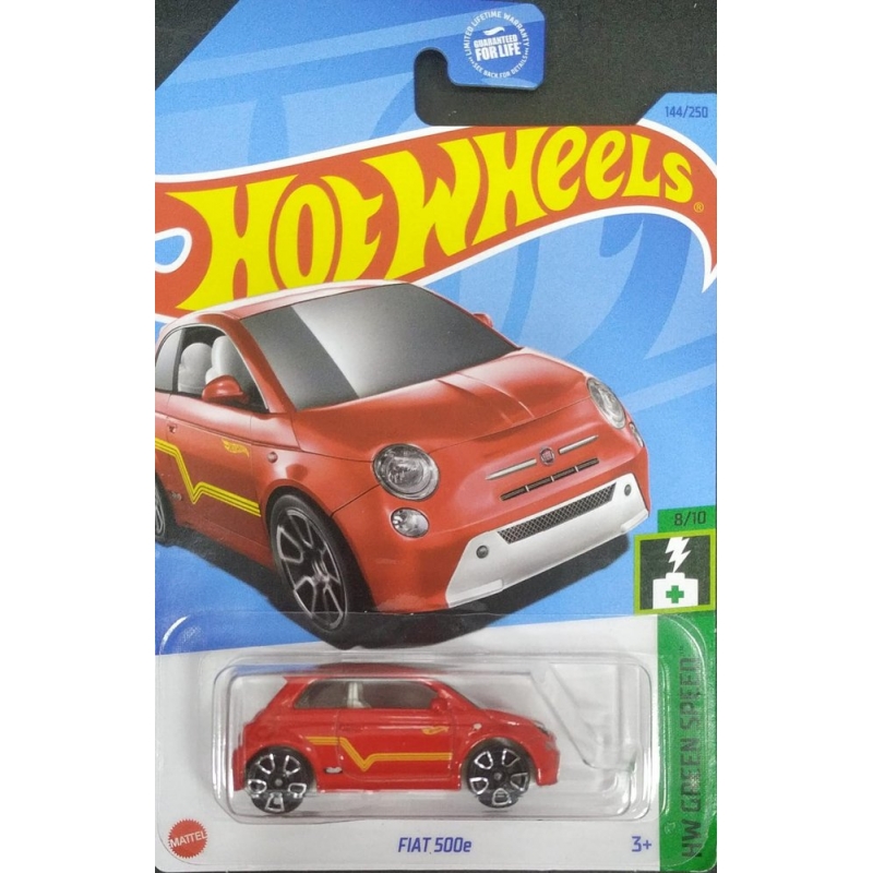 HOT WHEELS - FIAT 500e 8/10 VERMELHO 2021