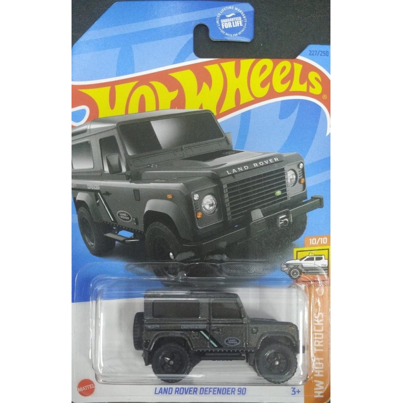 HOT WHEELS LAND ROVER DEFENDER 90 10/10 2021 PRETO