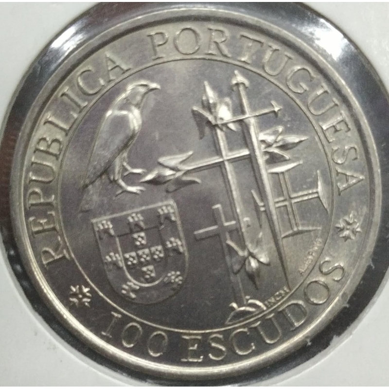 PORTUGAL-MOEDA DE 100 ESCUDO 1995 FLOR DE CUNHO