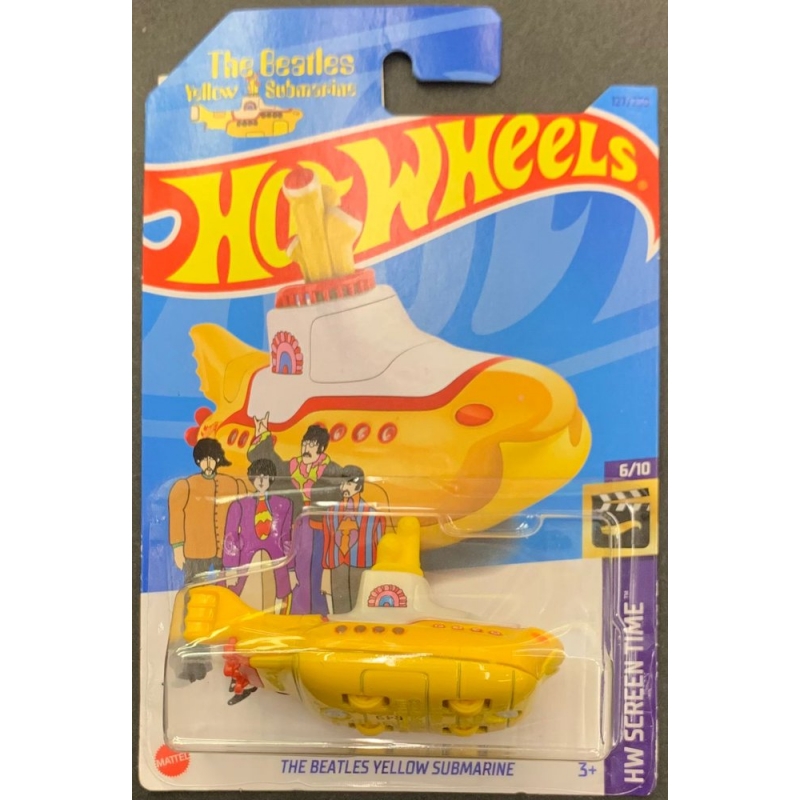 HOT WHEELS - THE BEATLES YELLOW SUBMARINE DE 2021 6/10 COM BLITER NORMAL