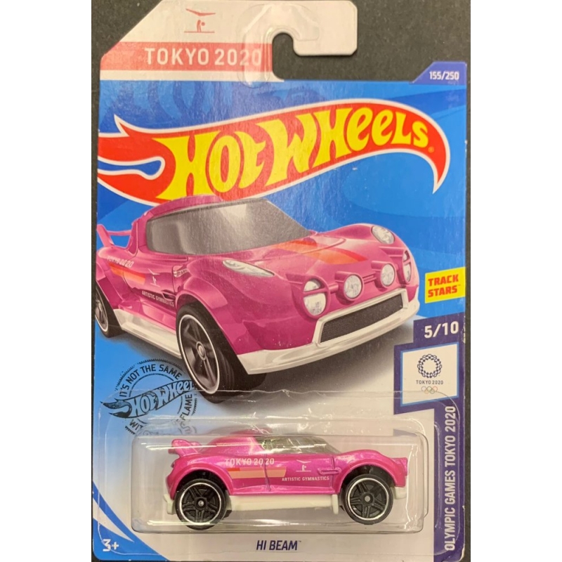 HOT WHEELS - TOKYO 2020 HI BEAM ROSA DE 2018 5/10 COM BLISTER NORMAL