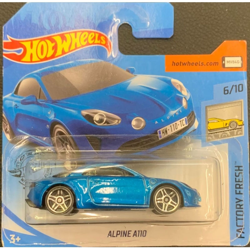 HOT WHEELS - ALPINE A110 AZUL DE 2018 6/10 COM BLISTER PEQUENO