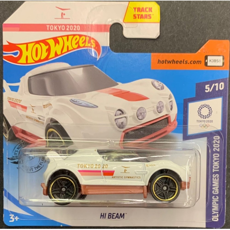 HOT WHEELS - TOKYO 2020 HI BEAM BRANCO DE 2018 5/10 COM BLISTER PEQUENO