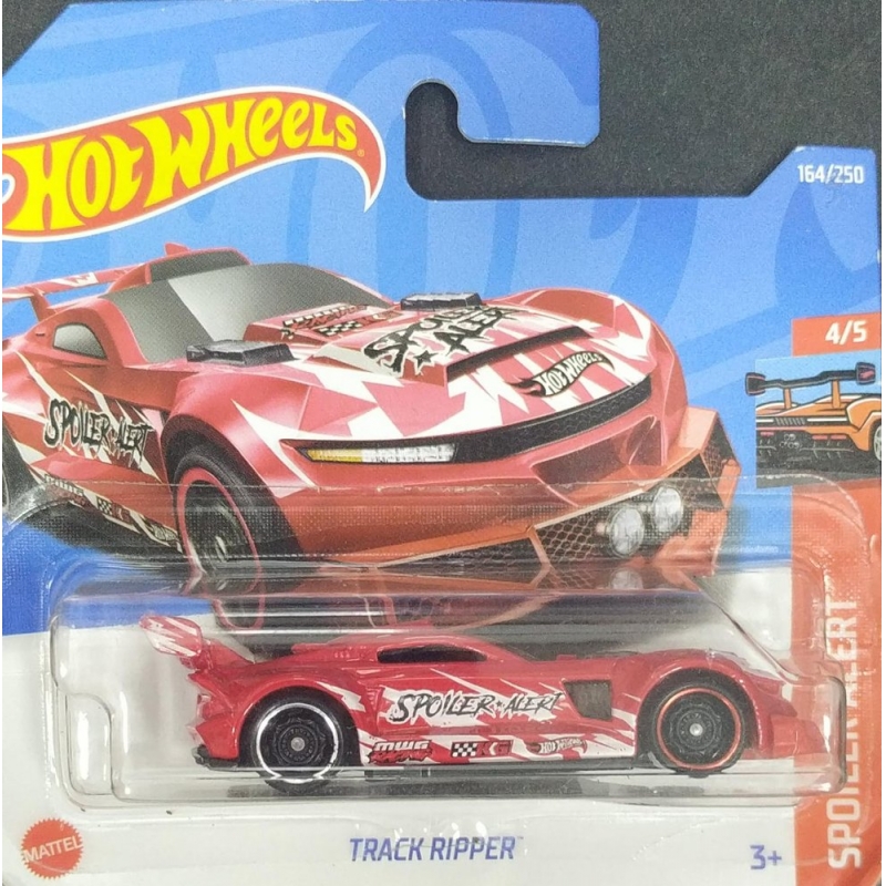 HOT WHEELS TRACK RIPPER 4/5 2021 VERMELHO EMBALAGEM PEQUENA