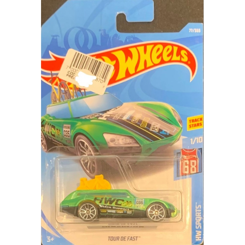 HOT WHEELS - TOUR DE FAST VERDE DE 2017 1/10 COM BLISTER NORMAL