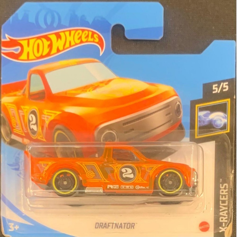 HOT WHEELS - DRAFTNATOR LARANJA DE 2020 5/5 COM BLISTER PEQUENO