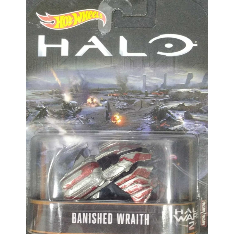 HOT WHEELS HALO COM BLISTER TEMATICO BANISHED WRAITH 2016