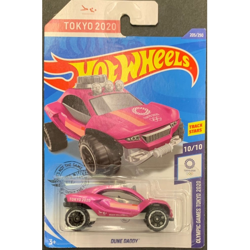 HOT WHEELS - T-HUNT TOKYO 2020 DUNE DADDY ROSA DE 2018 10/10 COM BLISTER NORMAL