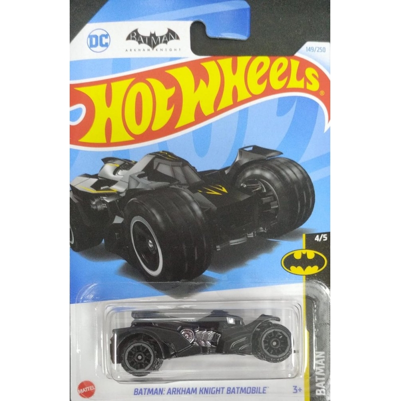 HOT WHELS BATMAN ARKHAM KNIHT BATMOBILE 4/5 PRETO 2021 EMBALAGEM NORMAL