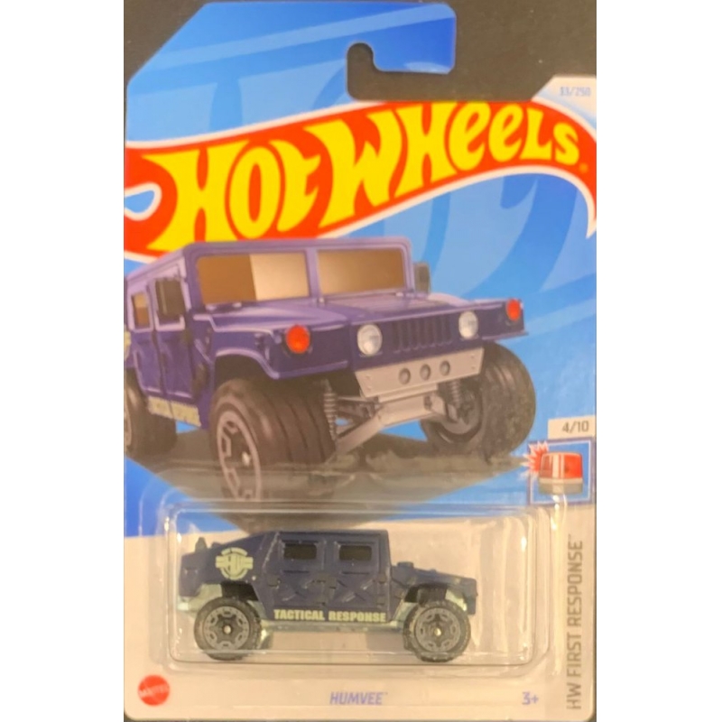 HOT WHEELS - HUMVEE AZUL DE 2021 4/10 COM BLISTER NORMAL