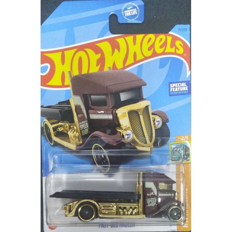 HOT WHEELS FAST-BED HAULER 2/5 2021 MARROM