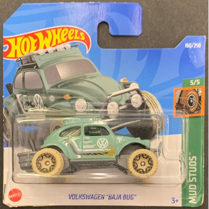 HOTWHEELS - VOLKSWAGEN ´´BAJA BUG´´ VERDE DE 2021 5/5 COM BLISTER PEQUENO