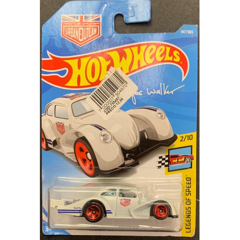 HOT WHEELS - VOLKSWAGEN KAFER RACER BRANCO DE 2017 2/10 COM BLISTER NORMAL