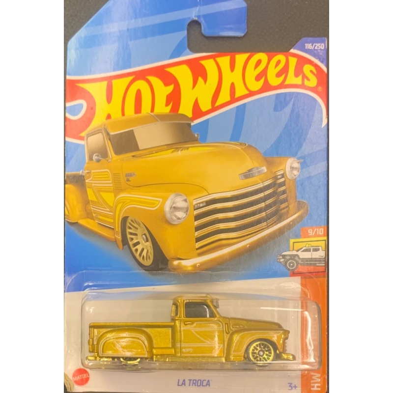 HOT WHEELS - LA TROCA DOURADO DE 2021 9/10 COM BLISTER NORMAL