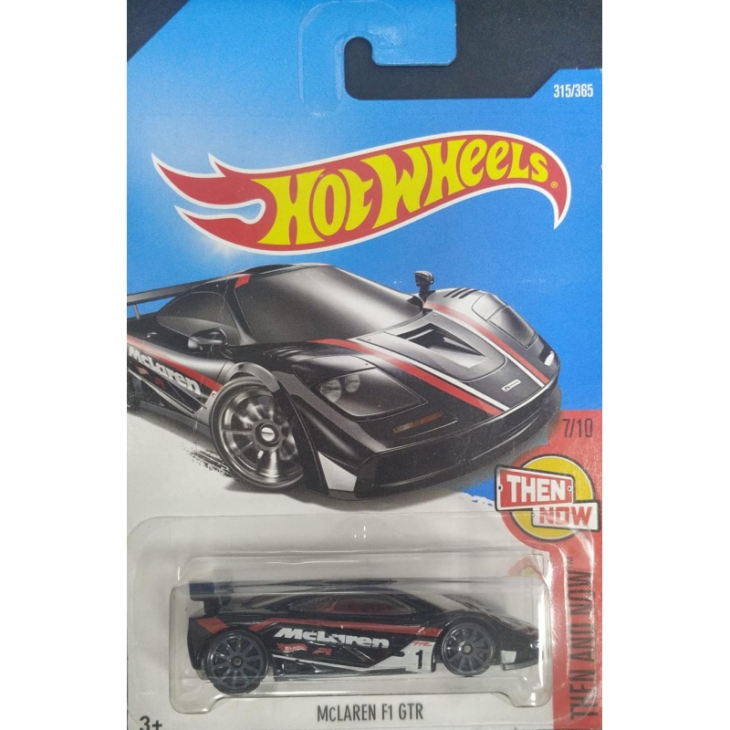 HIT WHEELS MCLAREN F1 GTR DE 2015 PRETO 7/10 COM BLISTER NORMAL