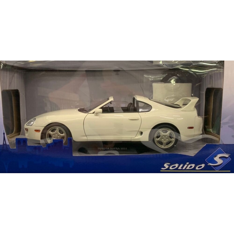 MINIATURA SOLIDO 1:18 TOYOTA SUPRA MK4 BRANCO