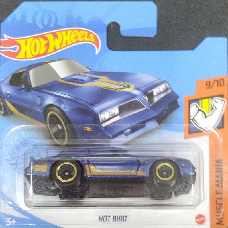 HOT WHEELS HOT BIRD 9/10 2018 AZUL EMBALAGEM PEQUENA