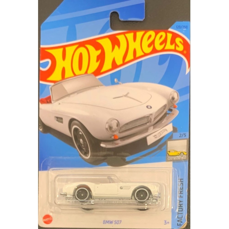 HOT WHEELS - BMW 507 BRANCO DE 2021 2/5 COM BLISTER NORMAL